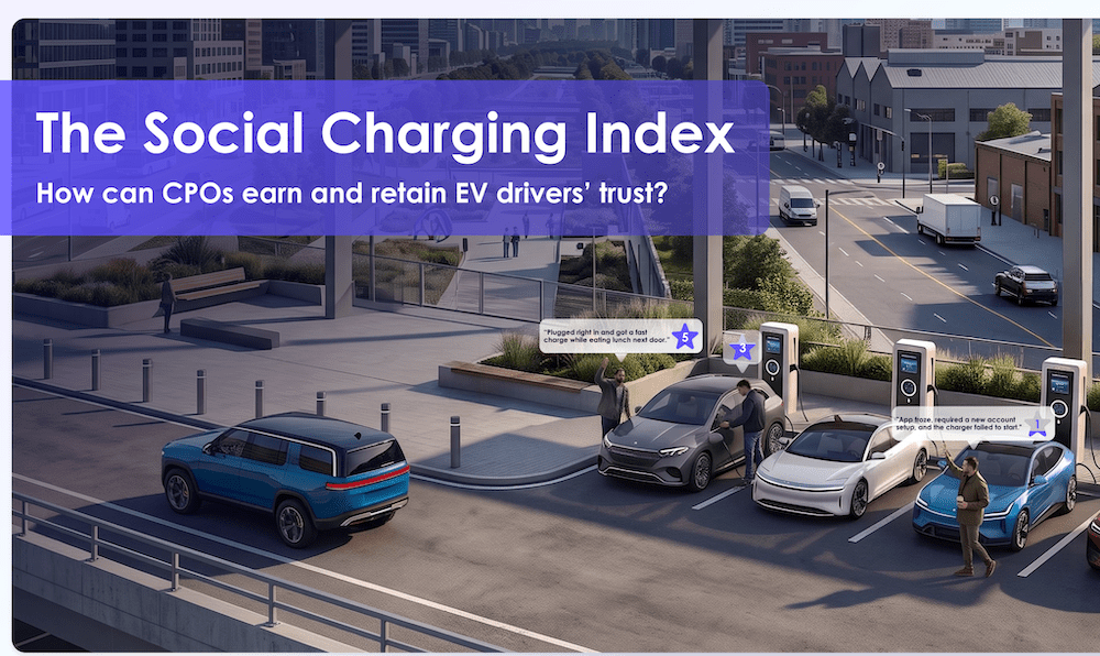 صورة توضيحية تُظهر أن 90% من سائقي المركبات يفضلون شاحن EV موثوق يوصون به بأنفسهم إلى جانب شعار درايفز